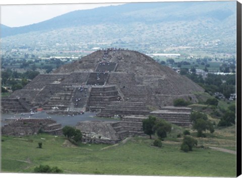 Framed Pyramid of the Moon Teotihuacan Print