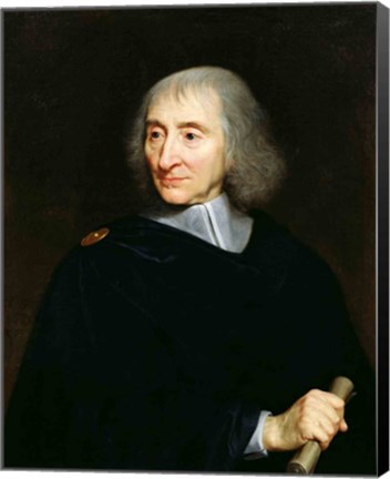 Framed Portrait of Arnauld d&#39;Andilly Print