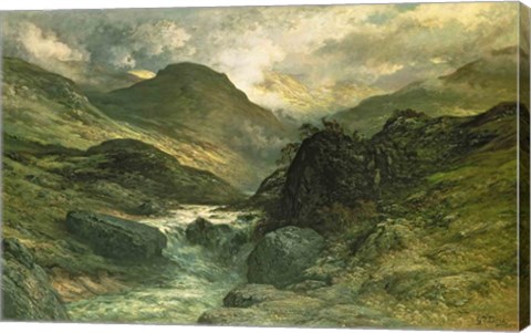 Framed Canyon, 1878 Print