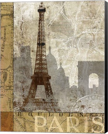 Framed April In Paris Print