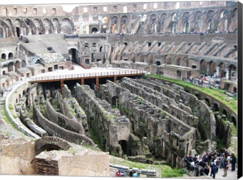 Framed Coloseum Ruins Print