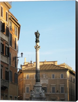 Framed Rome Column of the Imaculate Conception Print