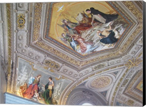 Framed Vatican Painted Ceiling Print