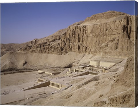 Framed Temple of Hatshepsut Deir El Bahri Thebes Egypt Print