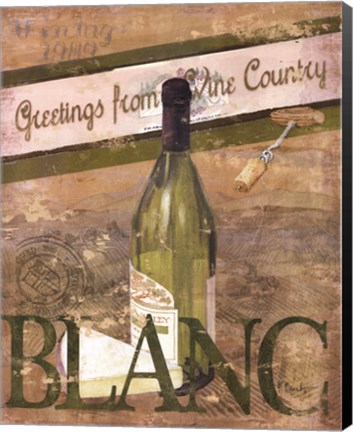Framed Chateau Chardonnay Print