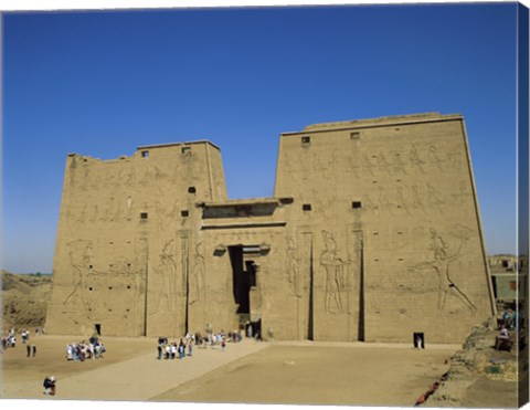 Framed Temple of Horus, Edfu, Egypt Print
