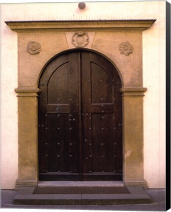 Framed Prague Door II Print
