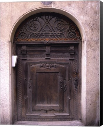 Framed Prague Door IV Print