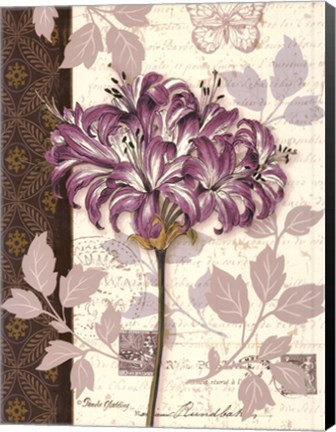 Framed Chelsea Purple I Print
