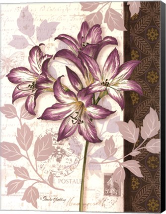 Framed Chelsea Purple II Print