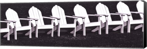 Framed Block Island Chairs I Print