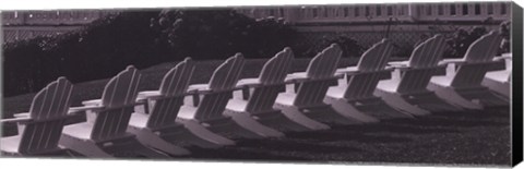 Framed Block Island Chairs II Print
