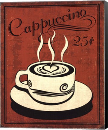 Framed Retro Coffee III Print