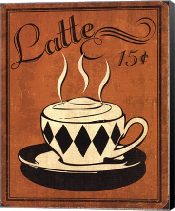 Framed Retro Coffee IV Print