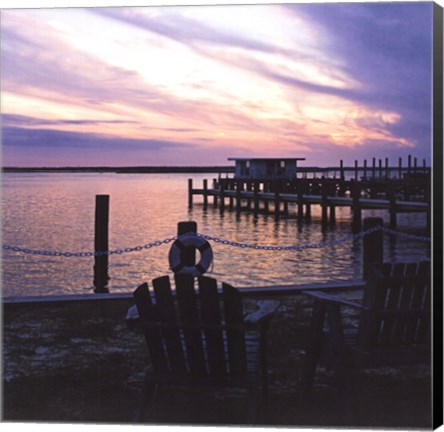 Framed Dockside Park I Print