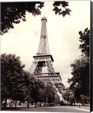 Framed Eiffel Tower I Print