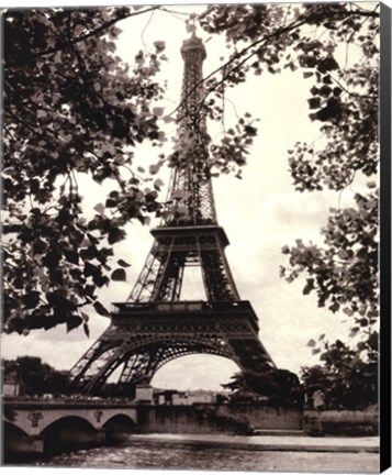 Framed Eiffel Tower II Print