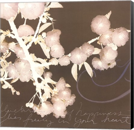 Framed Wishes &amp; Leaves II Print