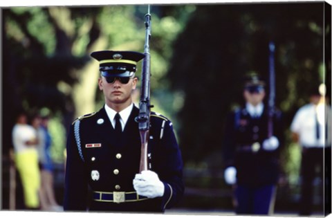 Framed US Army Honor Guard Print