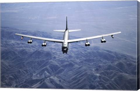 Framed B-52 Bomber Print