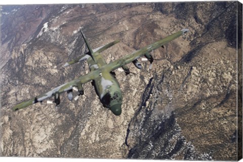 Framed C-130 Cargo Aircraft Print