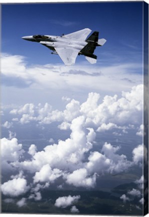 Framed F-15 Eagle Fighter  United States Air Force Print