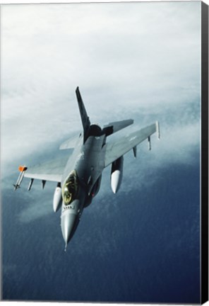 Framed General Dynamics F-16 Falcon Jet Fighter Print