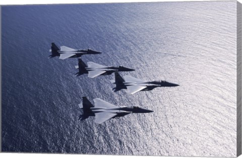 Framed F-15 Fighters US Air Force Print