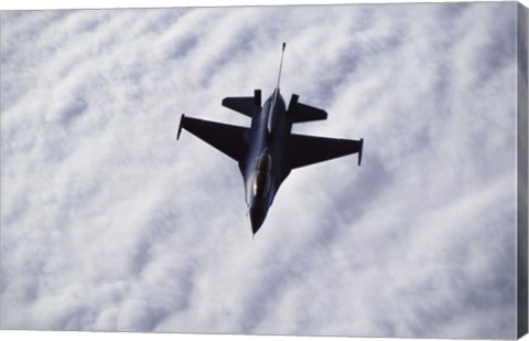 Framed U.S. Air Force F-16 in the air Print