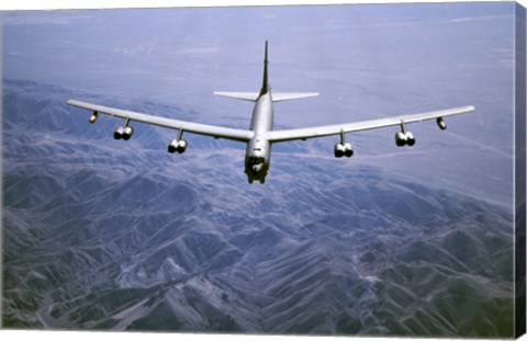 Framed U.S. Air Force B-52 Bomber Print