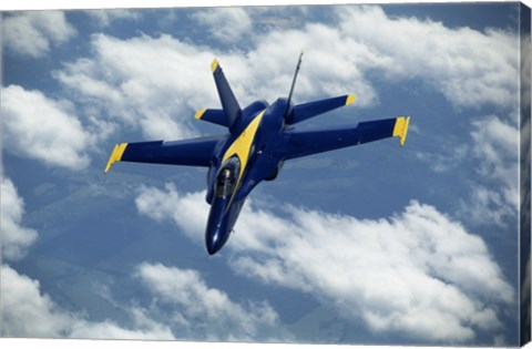 Framed Blue Angels F-18 Hornet Print