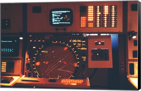 Framed Radar Console U.S. Armed Forces Print