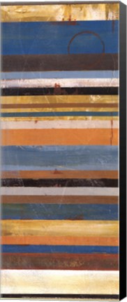 Framed Stripes Panel II Print