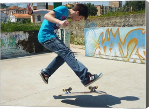 Framed Goncalo Skate Arruda Print