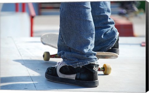 Framed Skater in Florence Print