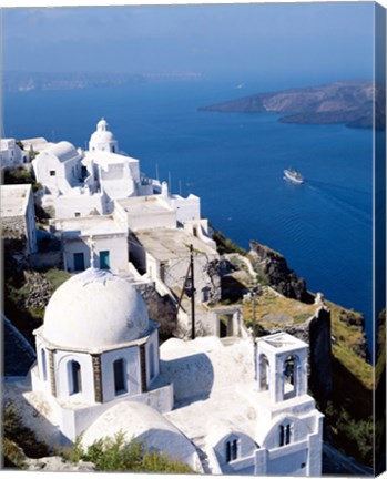 Framed Cyclades Islands, Greece Print