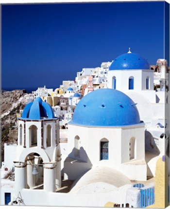 Framed Santorini, Oia , Cyclades Islands, Greece Print