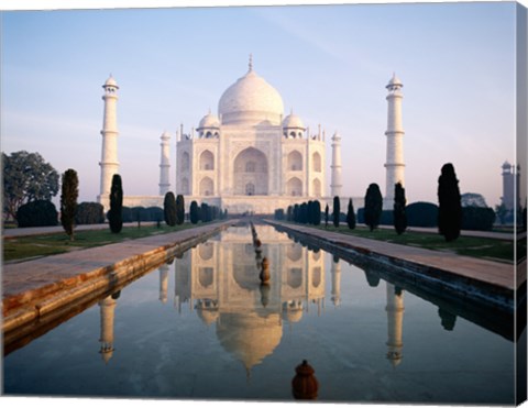 Framed Taj Mahal, Agra, India Print