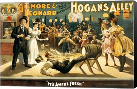 Framed Hogan&#39;s Alley Beer Print