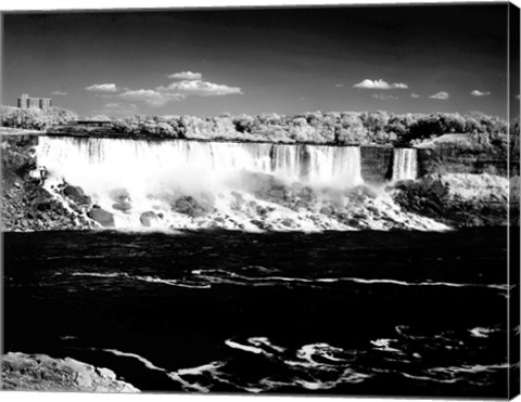 Framed Canada, Niagara Falls, Infrared view, taken from Canadian side Print