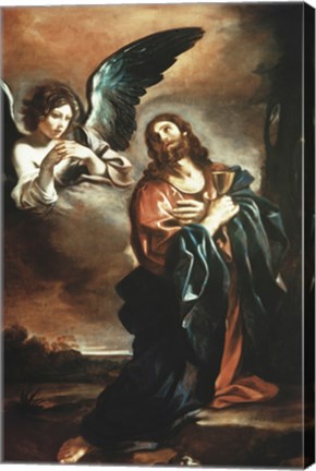 Framed Christ in Gethsemane Giovanni Francesco Barbieri Guercino (1591-1666/Italian) Print