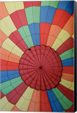 Framed High angle view of a hot air balloon Print