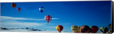 Framed Hot Air Balloons New Mexico USA Print