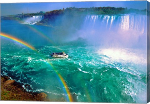 Framed Horseshoe Falls Niagara Falls Ontario, Canada Print