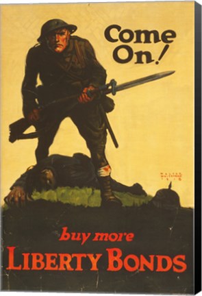 Framed Buy More Liberty Bonds Print