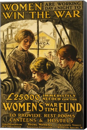 Framed Women Win the War Print