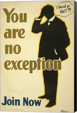 Framed You Are No Exception Print