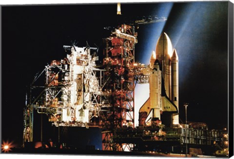 Framed Space Shuttle Columbia Print