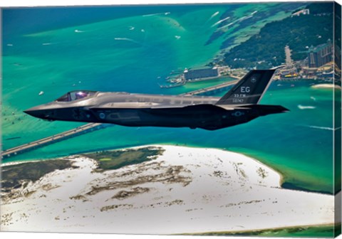 Framed First F-35 Headed for USAF Service Print