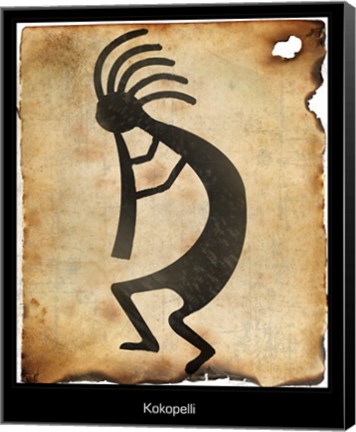 Framed Kokopelli II Print